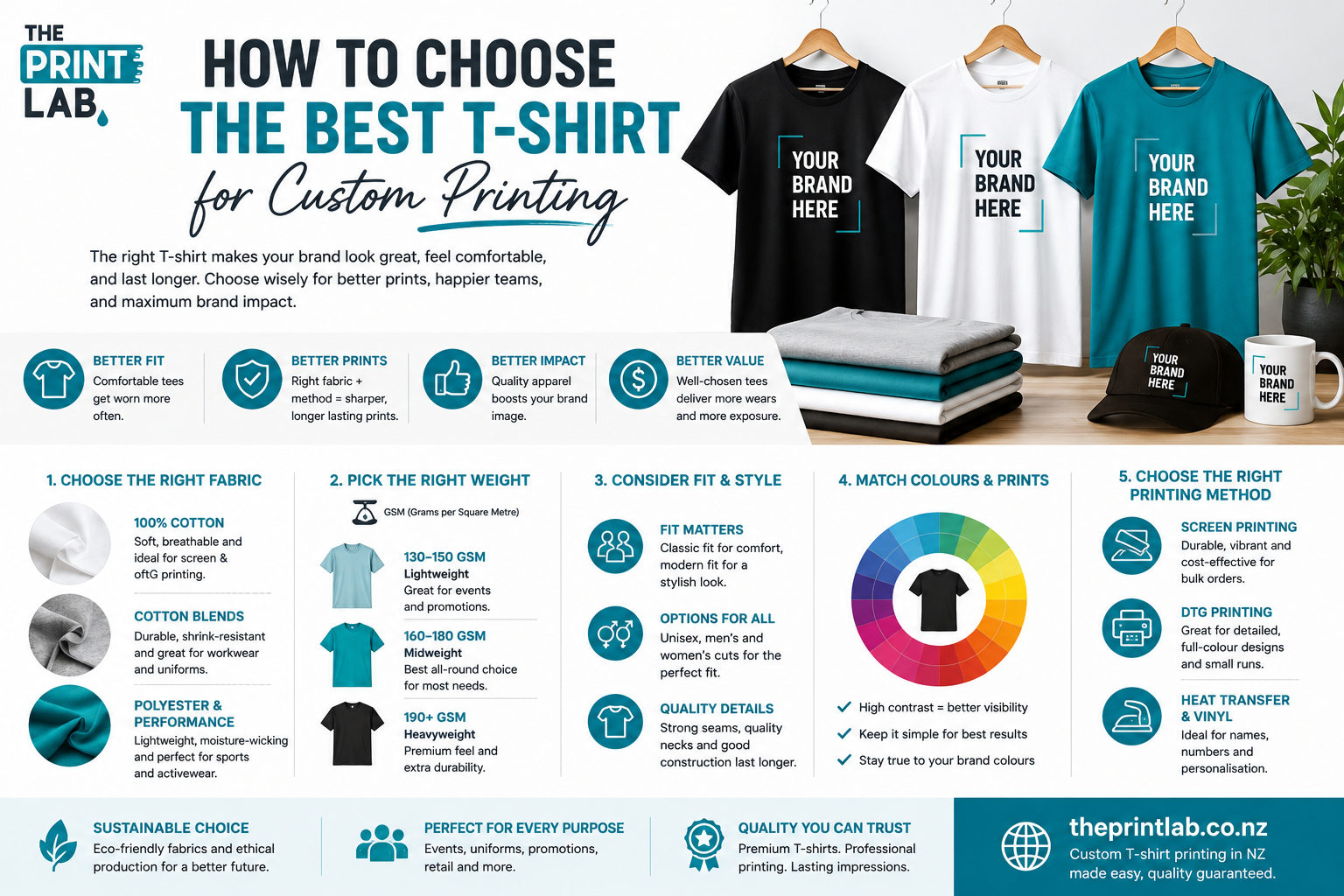 How to Choose the Best T-Shirt for Custom Printing